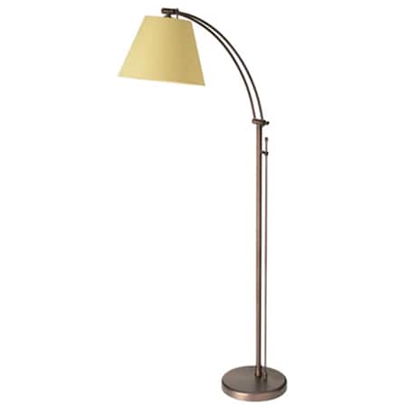 Splashofflash Dainolite 1-Light Adjustable Arm Floor Lamp - Oil Brushed Bronze SP92659